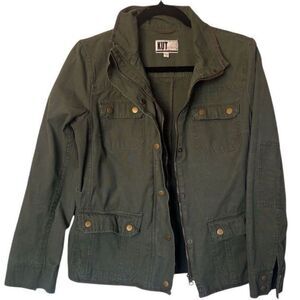 Kut from the Kloth Women's Green Utility Military Jacket Size S